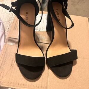 Torrid Black Strappy Heels